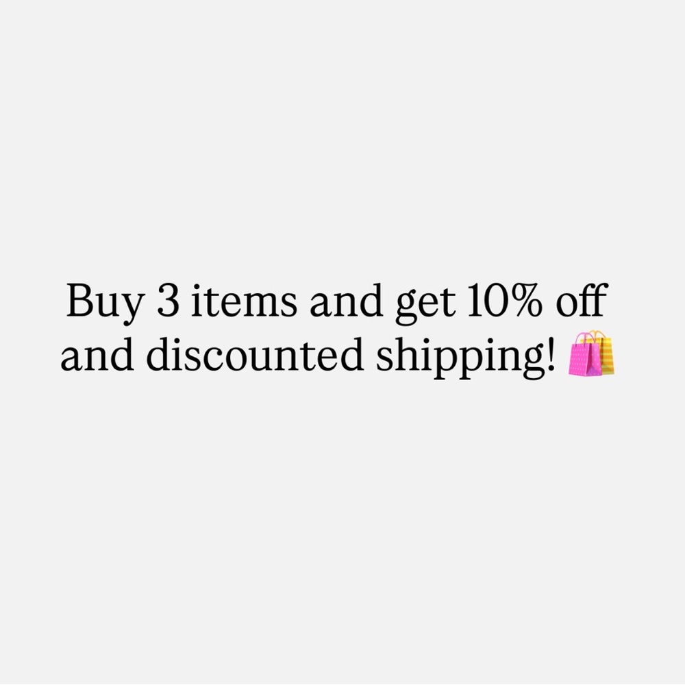 Promotional Offer: Buy 3 Items for Discount